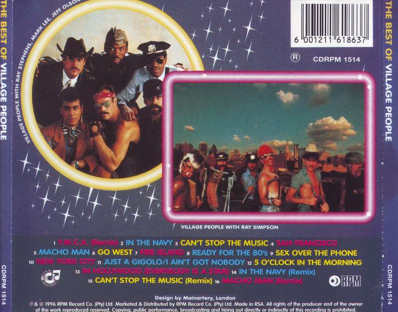 VILLAGE PEOPLE - The Best Of Village People (CD) CDRPM 1514 NM
