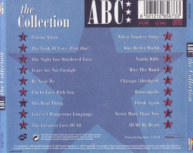 ABC - The collection (CD) BUDCD 1011 VG