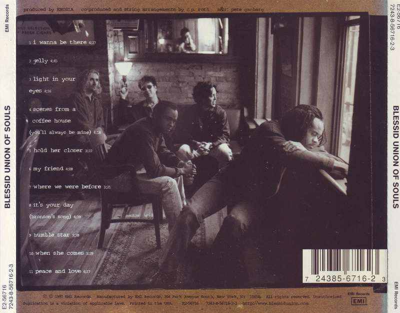 BLESSID UNION OF SOULS - Blessid union of souls (CD) E2-56716 / 7243-8-56716-2-3 EX