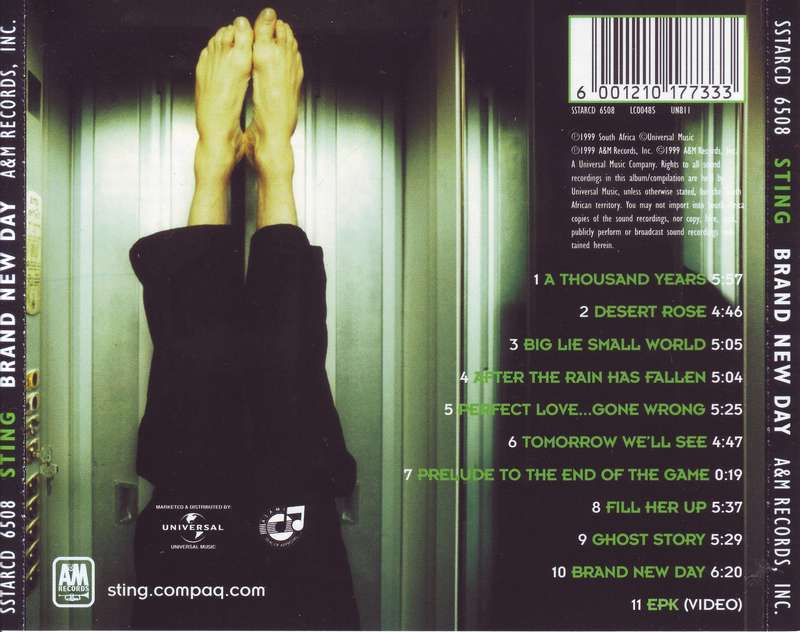 STING - Brand new day (CD)  SSTARCD 6508 VG
