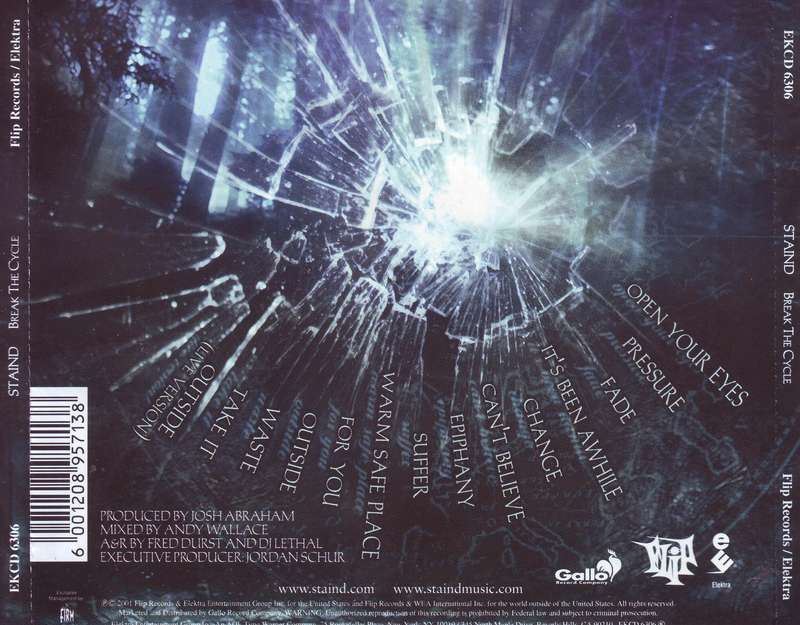 STAIND - Break the cycle (CD) EKCD 6306 EX