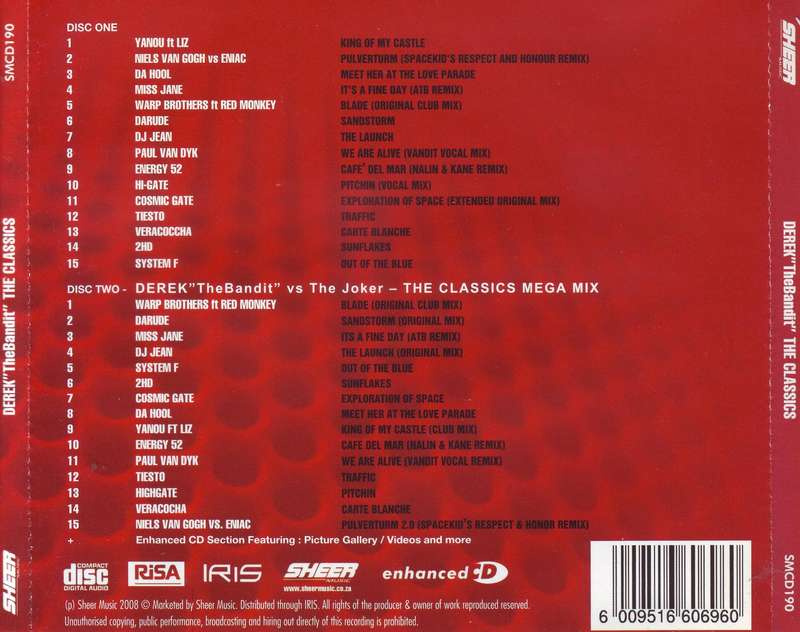 DEREK "THE BANDIT" - The classics (double CD) SMCD190 NM-