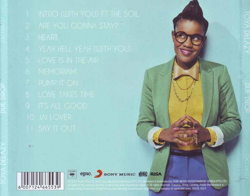 TOYA DELAZY - Due drop (CD) CDCOL8321 NM-