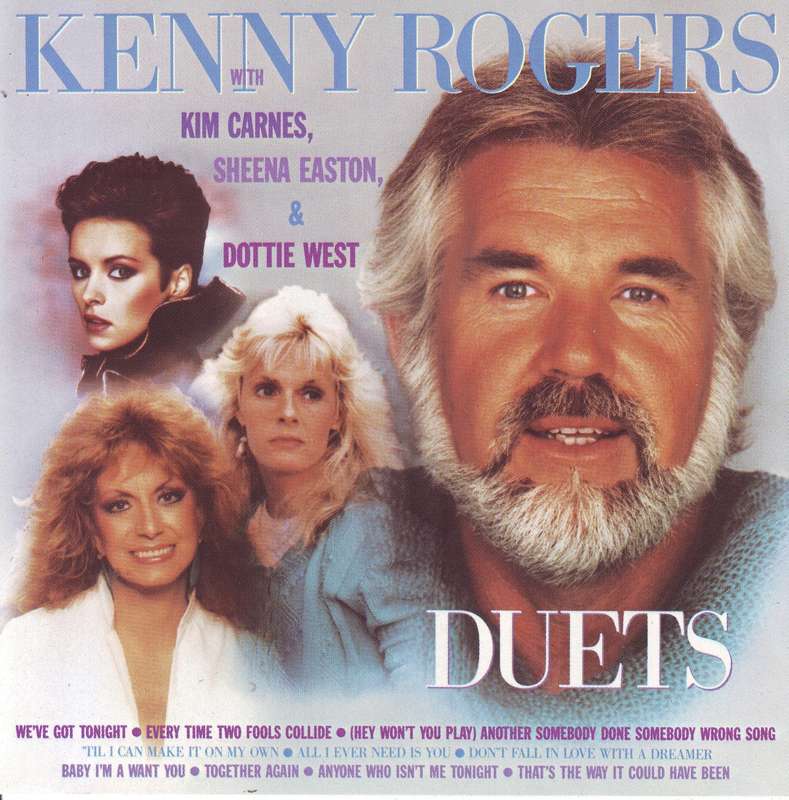 KENNY ROGERS, KIM CARNES, SHEENA EASTON, DOTTIE WEST - Duets (CD)  CDP 7 46595 2 EX