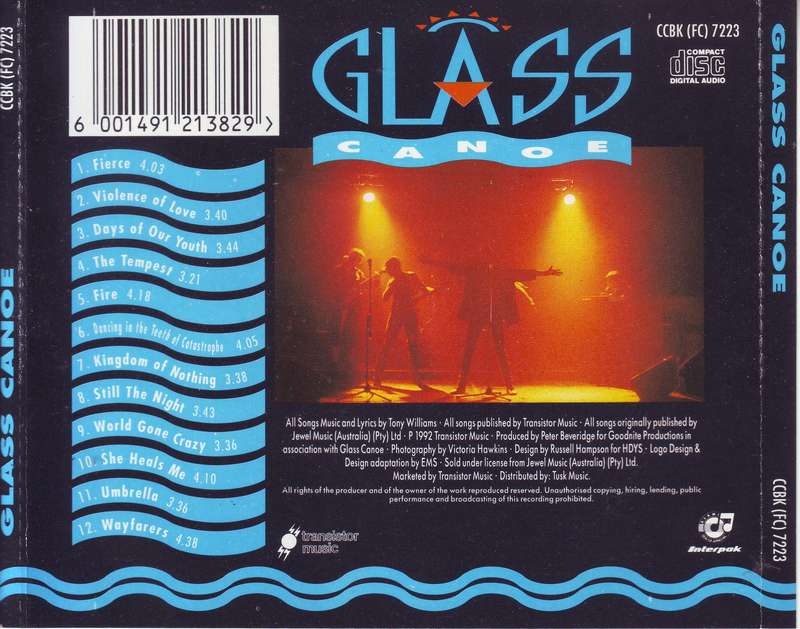 GLASS CANOE - Glass canoe (CD) CCBK (FC) 7223 VG+