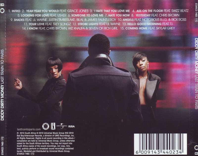 DIDDY DIRTY MONEY - Last Train To Paris (CD) STARCD 7483 NM