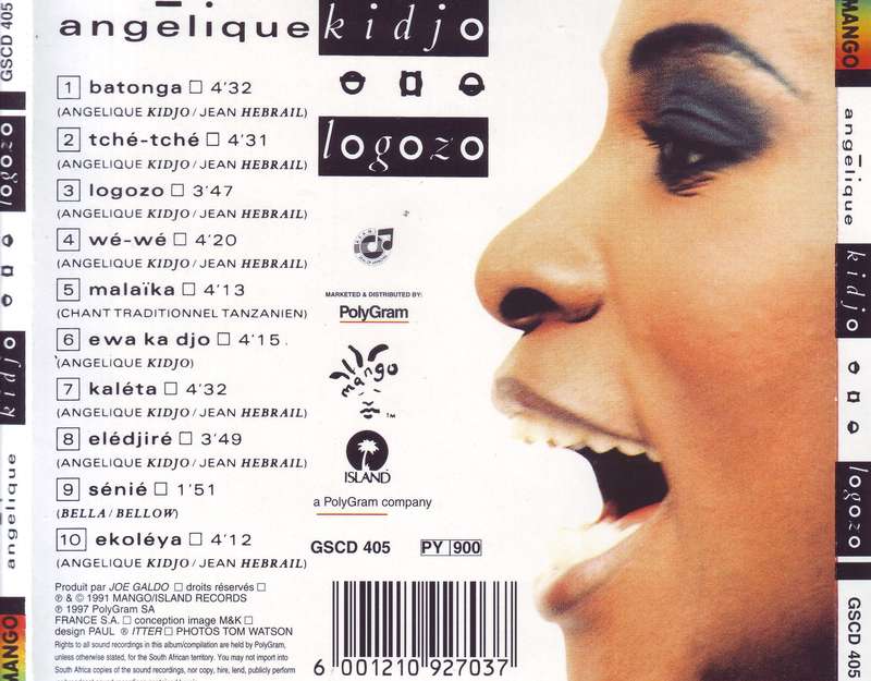 ANGELIQUE KIDJO - Logozo (CD) GSCD 405 NM-