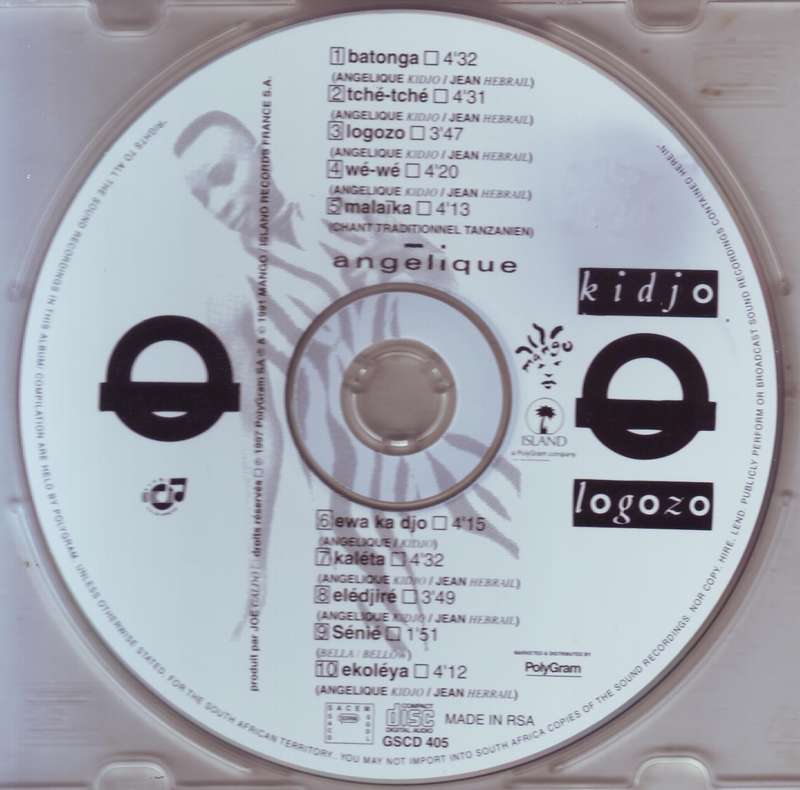 ANGELIQUE KIDJO - Logozo (CD) GSCD 405 NM-