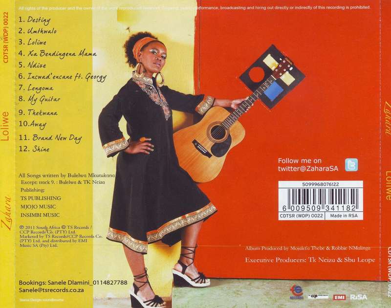 ZAHARA - Loliwe (CD) CDTSR (WDP) 0022 NM