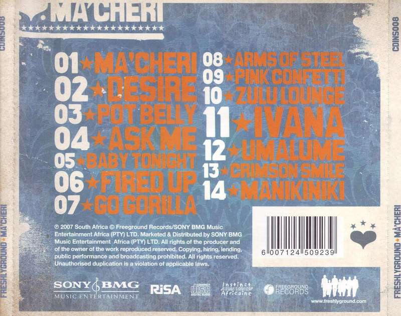 FRESHLYGROUND - Ma'cheri (CD) CDINS008 NM-