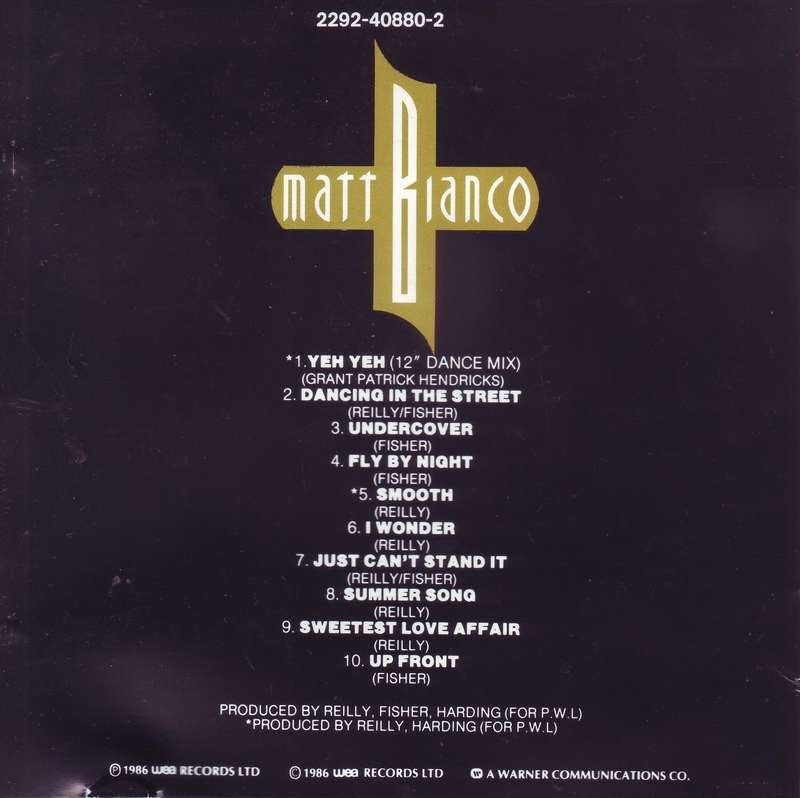 MATT BIANCO - Matt Bianco (CD) 2292-40880-2 NM