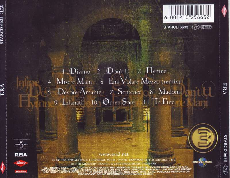 ERA - Misere mani (CD) STARCD 6633 VG