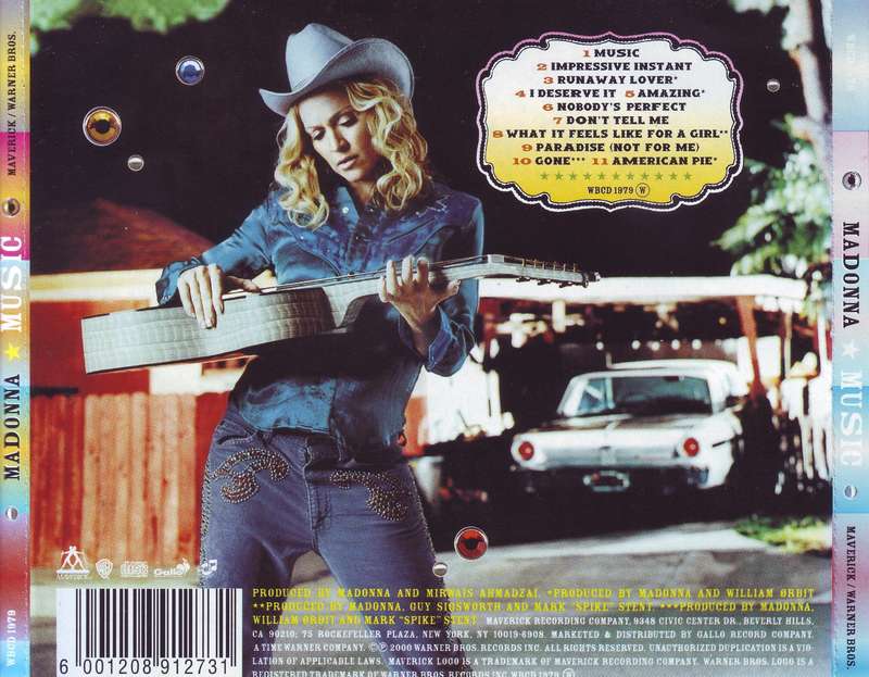 MADONNA - Music (CD) WBCD 1979 EX