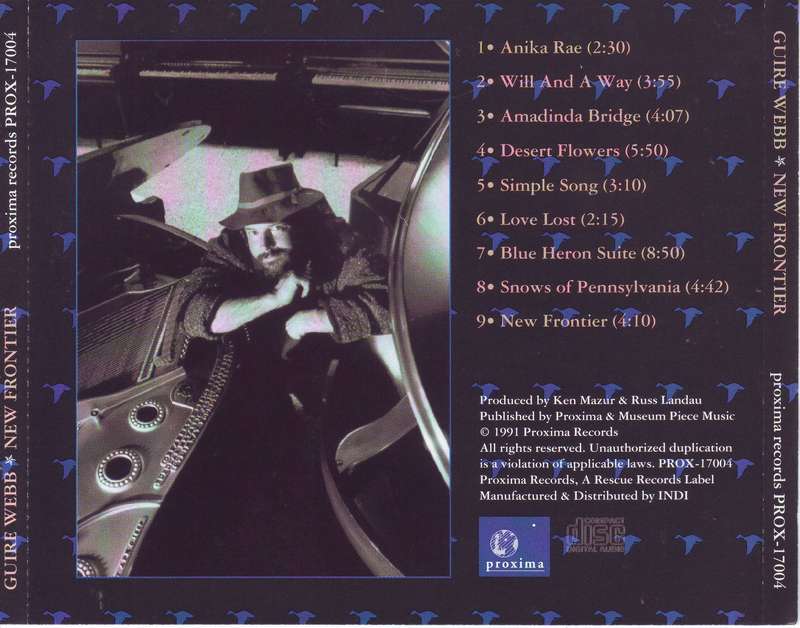 GUIRE WEBB - New frontier (CD) PROX-17004 VG+