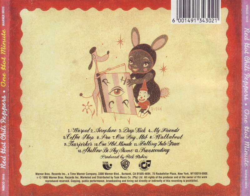 RED HOT CHILI PEPPERS - One hot minute (CD) WBCD 1818 VG+