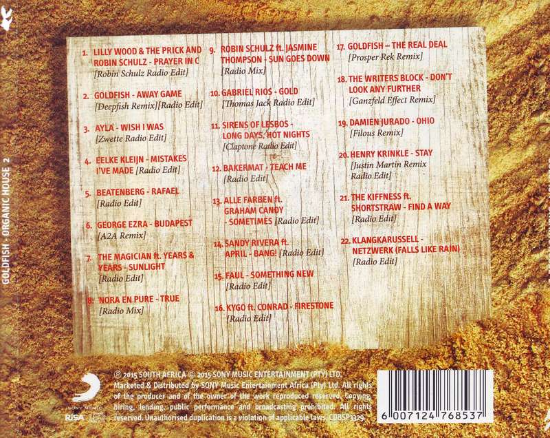 GOLDFISH - Organic house 2 (CD) CDBSP3329  NM