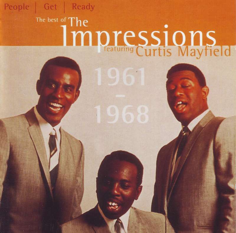 THE IMPRESSIONS FT CURTIS MAYFIELD - People get ready (the best of)  (CD) BUDCD 1187 NM-