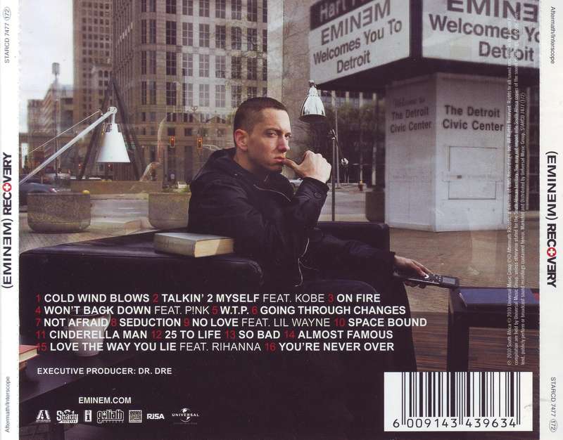 EMINEM - Recovery (CD) STARCD 7477 VG+