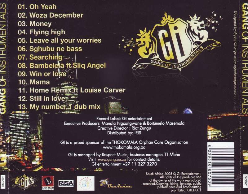 GANG OF INSTRUMENTALS - Round 3 (CD) GICD001  NM