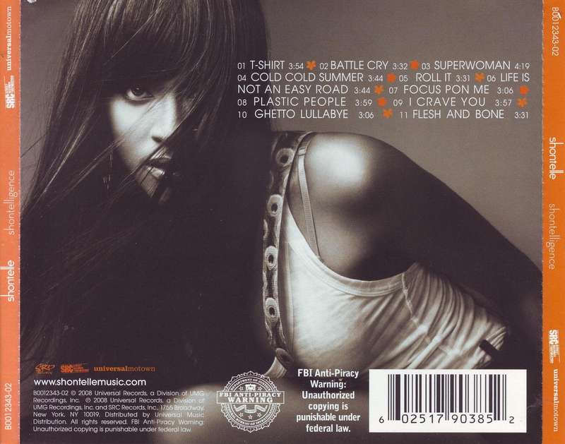 SHONTELLE - Shontelligence (CD) B0012343-02 NM