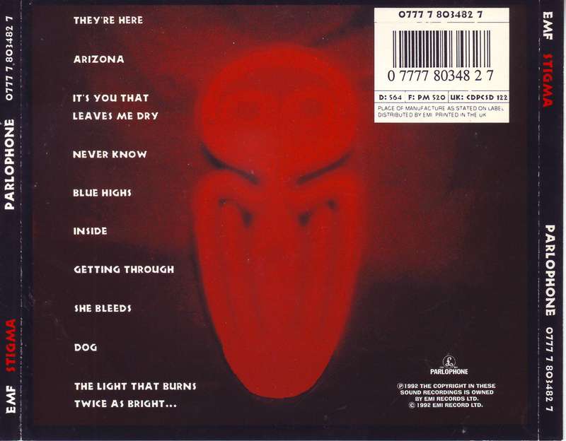 EMF - Stigma (CD) 0777 7 803482 7 VG+