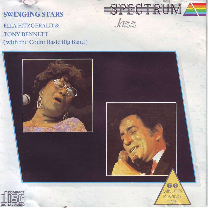 ELLA FITZGERALD & TONY BENNETT - Swinging stars (CD, water mark on inlay) U4042 EX