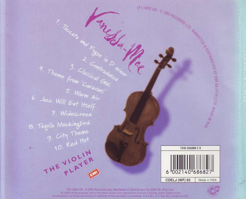 VANESSA-MAE - The violin player (CD) CDELJ (WF) 93 VG