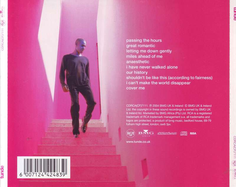 TUNDE (Lighthouse Family) - Tunde (CD) CDRCA(CF)7111 EX