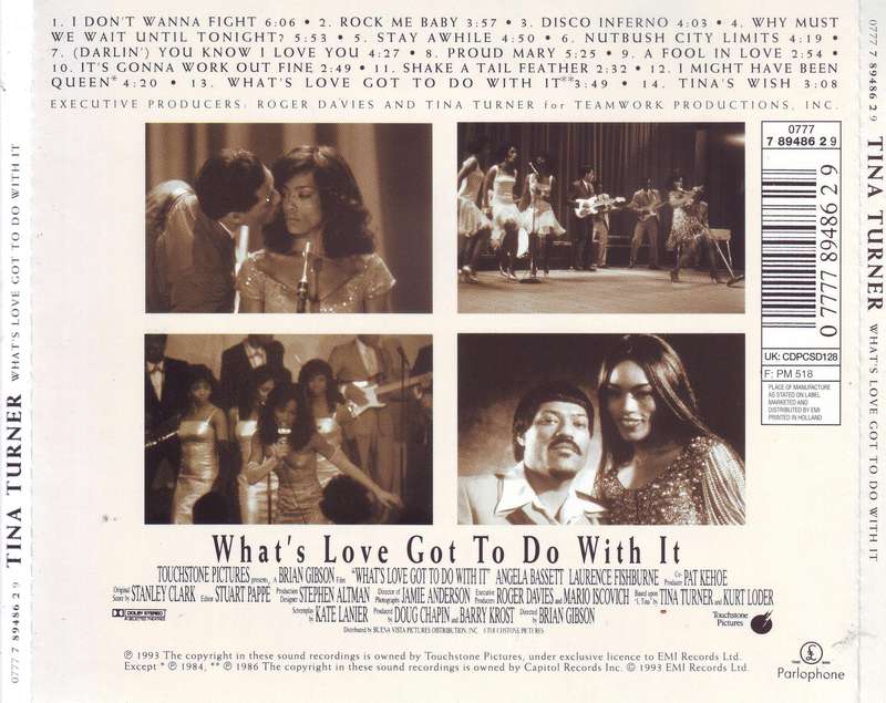 TINA TURNER - What's love got to do with it (CD) 0777 7 89486 2 9 NM