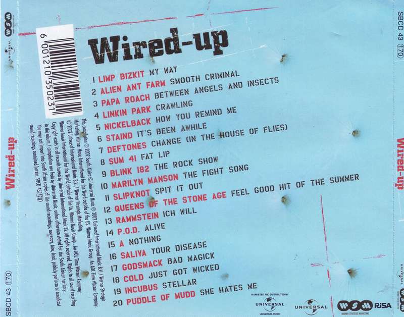 WIRED-UP - Compilation (CD) SBCD 43 VG+