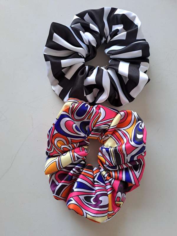 Scrunchies - Oversized Duchess Satin (2 pack) - A