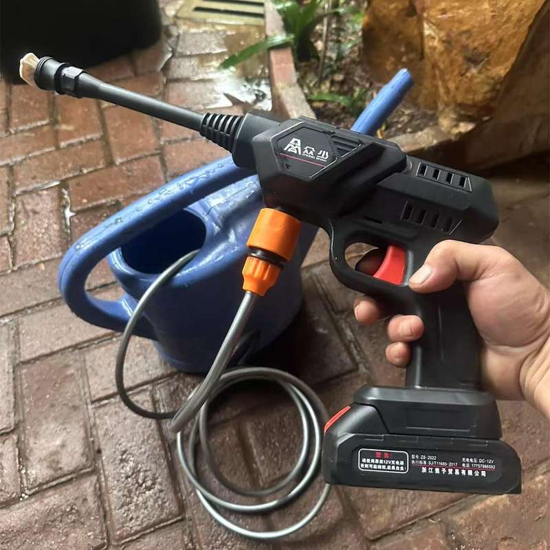 Rechargeable Li-ion Battry Powered Water Spraying Gun for Car Wash and Pesticide Spray