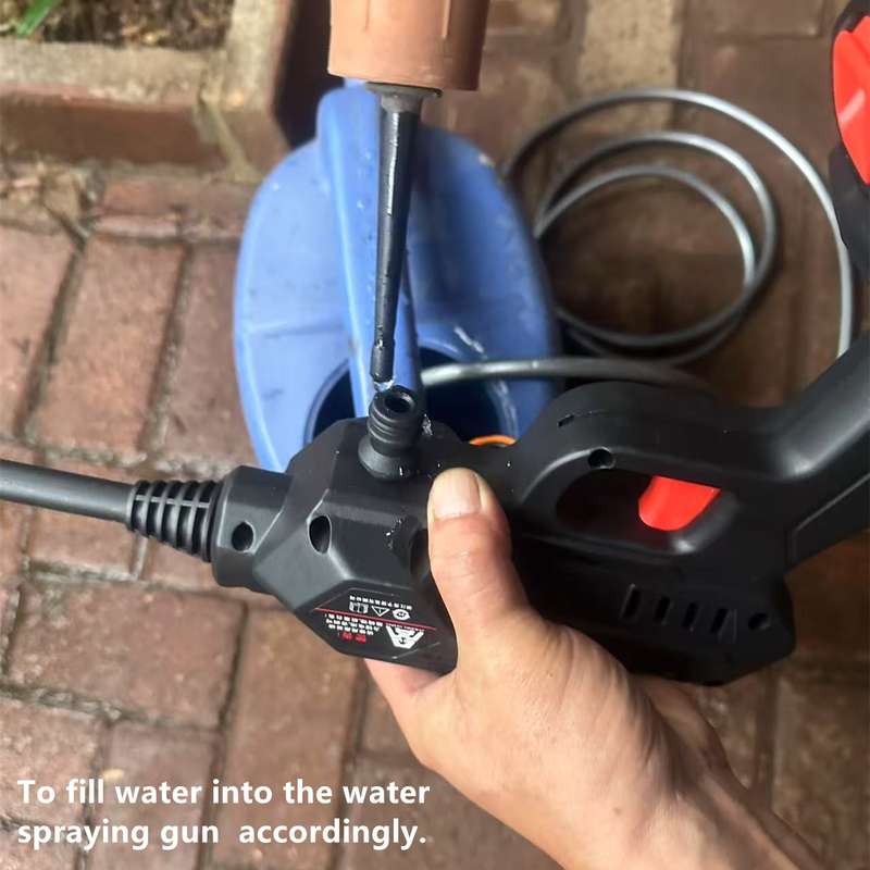 Rechargeable Li-ion Battry Powered Water Spraying Gun for Car Wash and Pesticide Spray