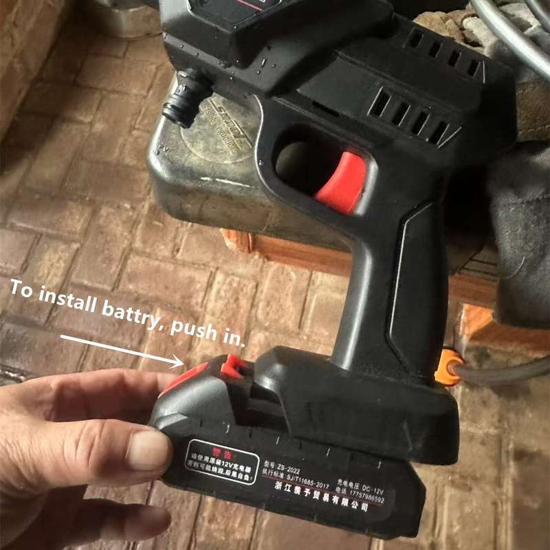 Rechargeable Li-ion Battry Powered Water Spraying Gun for Car Wash and Pesticide Spray