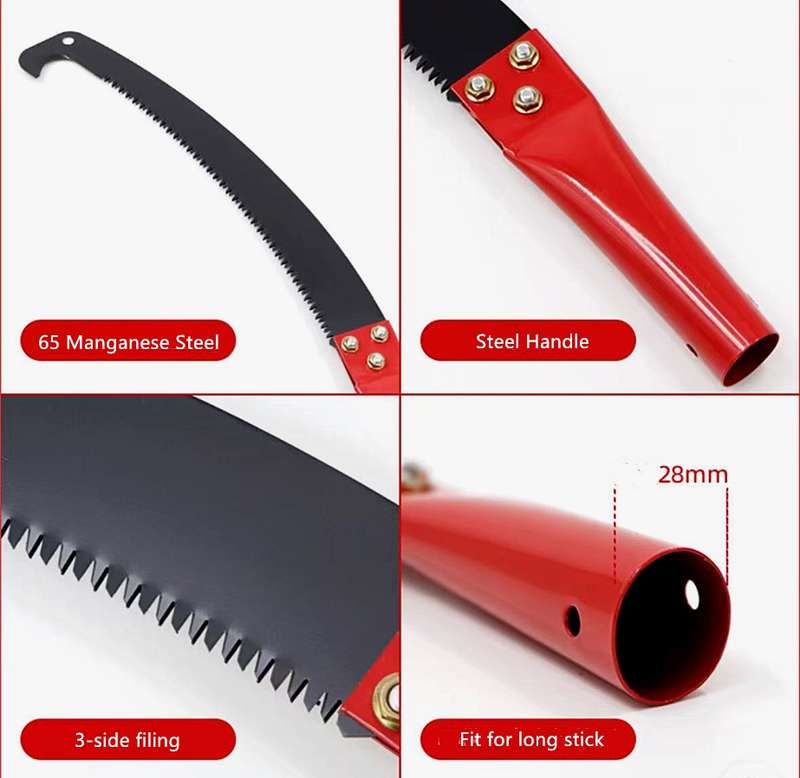 Curve Saw for Cutting High Tree Branches (Fitted to Long Stick)