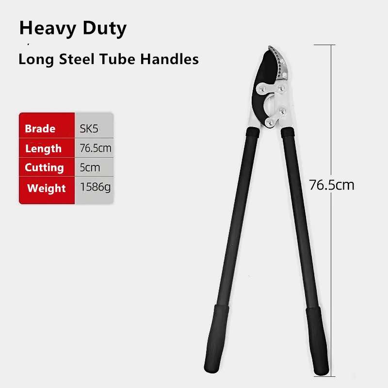 Gardening Large and Heavy Duty Shears for Thick Tree Branches (77cm)