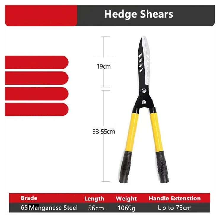 Gardening Hedge Shears for Trimming and Pruning (56-73cm)
