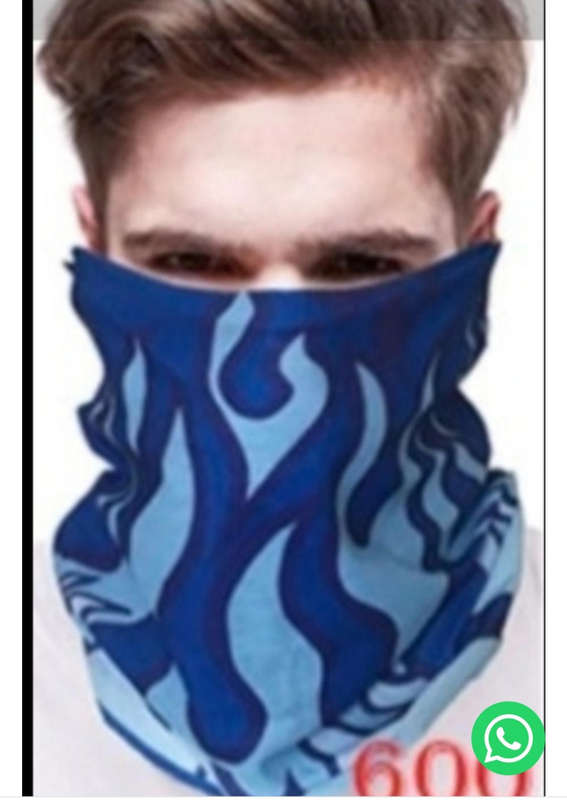 Buff face masks tubes