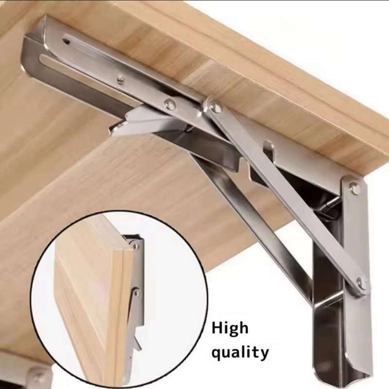Foldable shelf brackets ss
