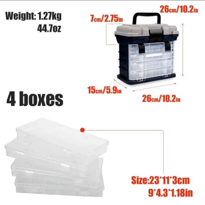 Fishing tackle box