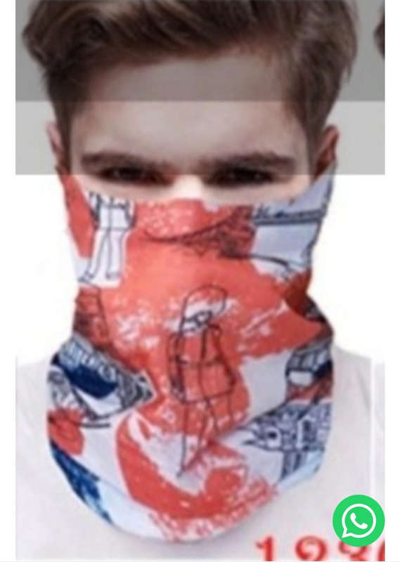 Buff face masks tubes