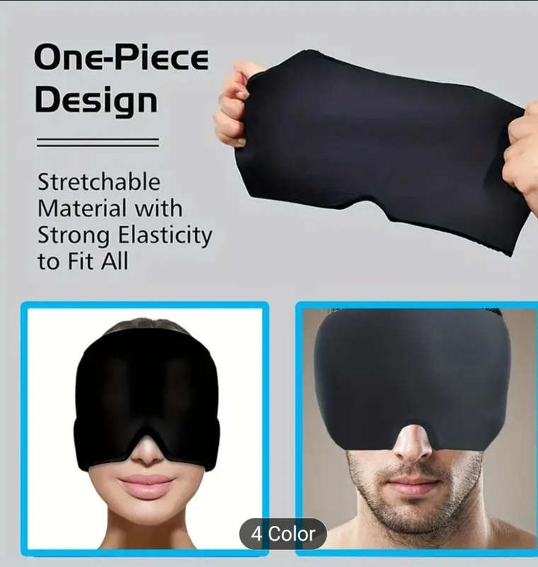 Migraine headache wrap mask