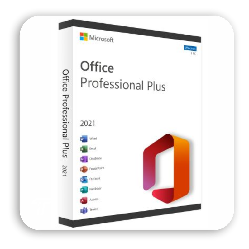 Microsoft Office 2021 Professional + Windows 10 Home