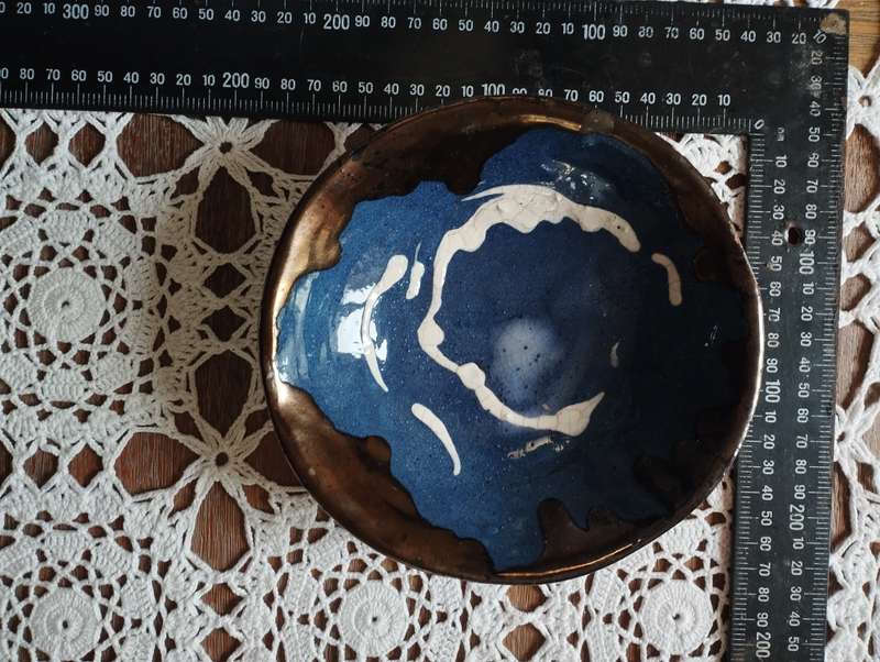 Beautiful Raku-fired bowl