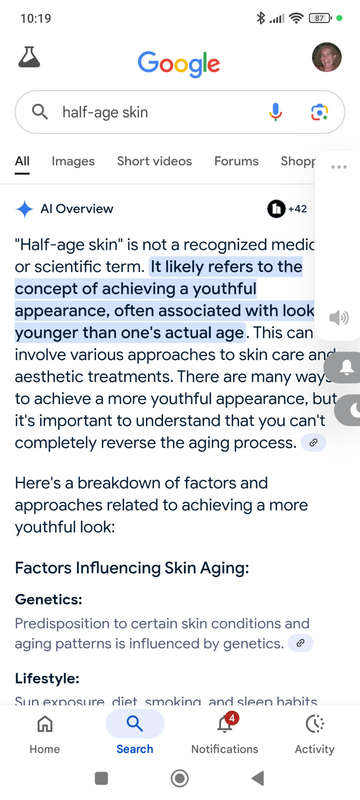1/2 - Age Skin Face Cream