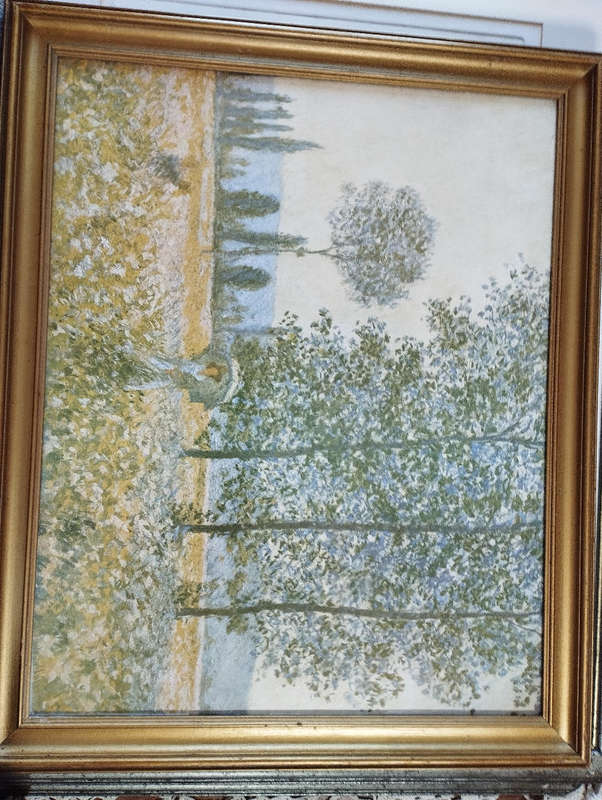 Print Monet fields of spring