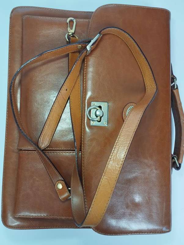 Italian Leather briefcase/laptop bag