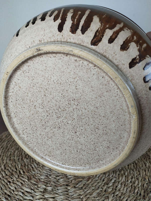 Pottery bowl mid-century style
