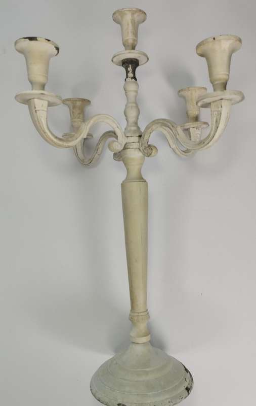 Shabby Chic 5 candle candelabra