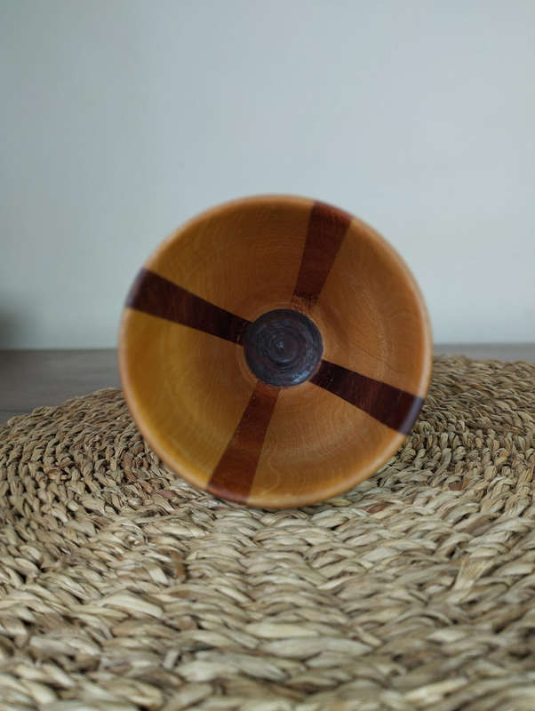 Wooden vase